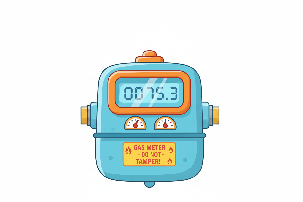 A a gas meter
